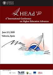 6th International Conference on Higher Education Advances (HEAd