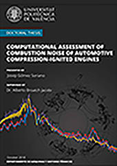Computational assessment of combustion noise of automotive compression-ignited engines
